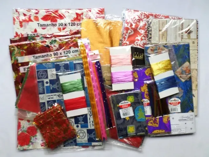 Kit c/ Embalagens P/ Presentes - Sacos, Saquinhos, Laços, Etc...- Último