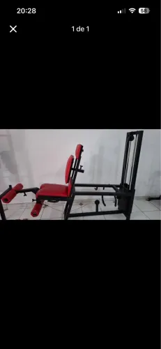 Cadeira e Mesa Extensora e Flexora 2 Angulações 60kg