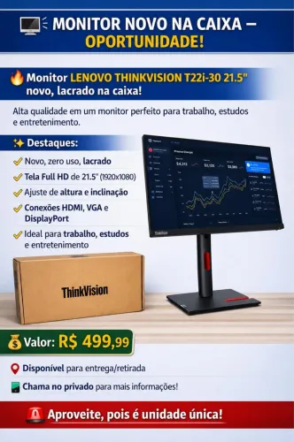 Monitor Lenovo 21,5p