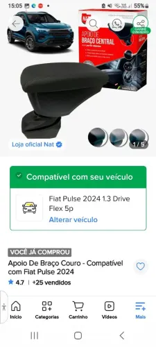 Apoio de braço pulse
