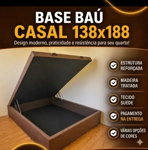 Baú Casal Blindado - 10x de 109,90