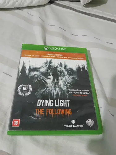 Dying light the following enhanced edition mídia física pra Xbox one x/s