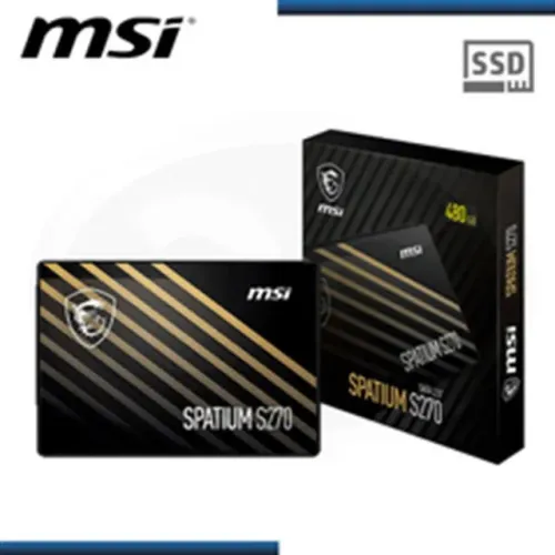 Ssd 480gb Msi Spatioum S270 - sata III - Novo e lacrado - 480 gb