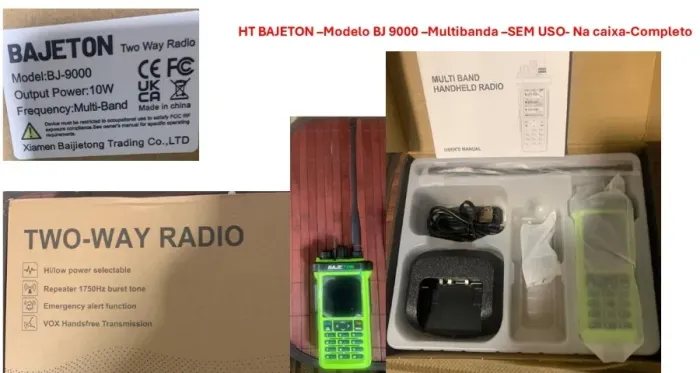 RADIO AMADOR MULTIBANDA PORTÁTIL
