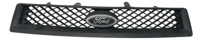 Grade Frontal Radiador Para-choque Fiesta 2007 A 2010 Preto Fosco