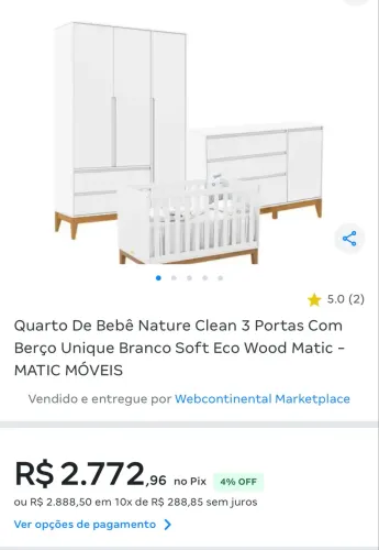 Quarto bebê completo 