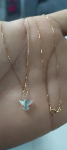 Linda gargantilha ouro 18k.