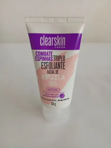 Esfoliante Facial de argila rosa 50g avon