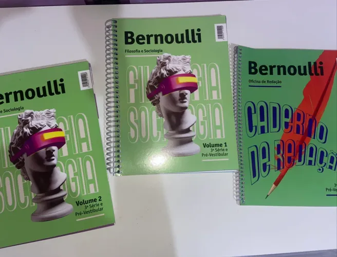 LIVROS PRÉ VESTIBULAR BERNOULLI