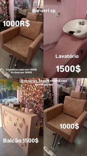 Móveis de salão a venda