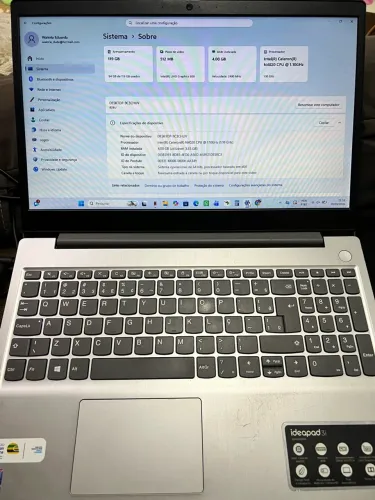 Notebook Lenovo R$ 900