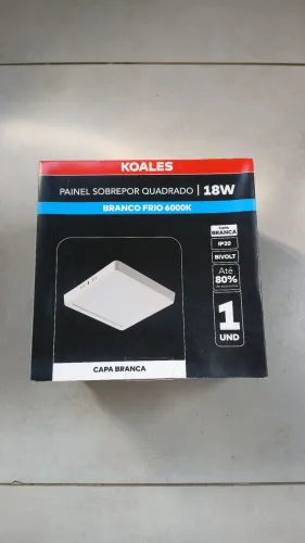Kit 5 luminárias de sobrepor