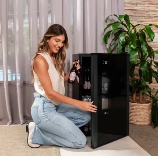 Cervejeira Infinity Multi Frost Free 92L Preto Fischer - 220V