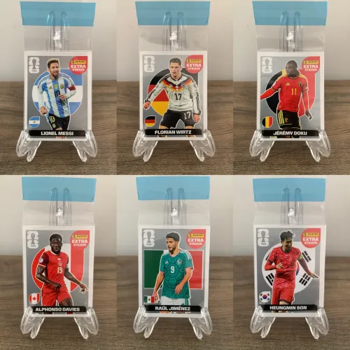 Figurinhas Extra Sticker de Prata Legends da Copa do Mundo de 2026