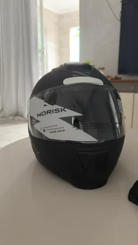 Capacete Integral Norisk Razor Preto Fosco Monocolor Tamanho 58