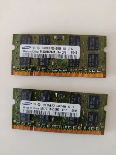 Memória Samsung 4GB (2x2GB) 800mhz PC2-6400s