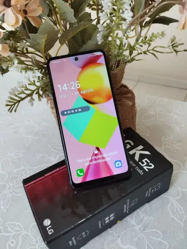 Celular LG K52! Completo na caixa!