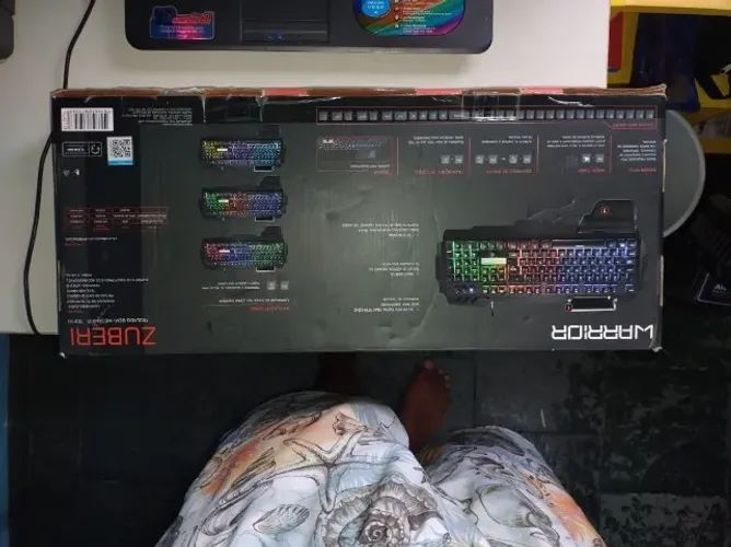 Teclado gamer semi mecanico