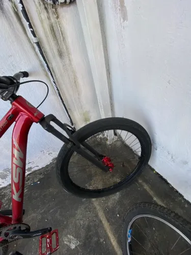 bicicleta seminova ksw pra grau completa