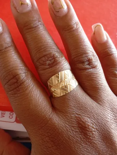 Anel de ouro feminino 18k