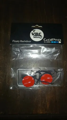 Tampa Traseira Gopro Hero 3+4 + Corda Alça Segurança Tether 3m