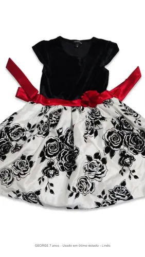 Vestido Festa George 7 anos importado