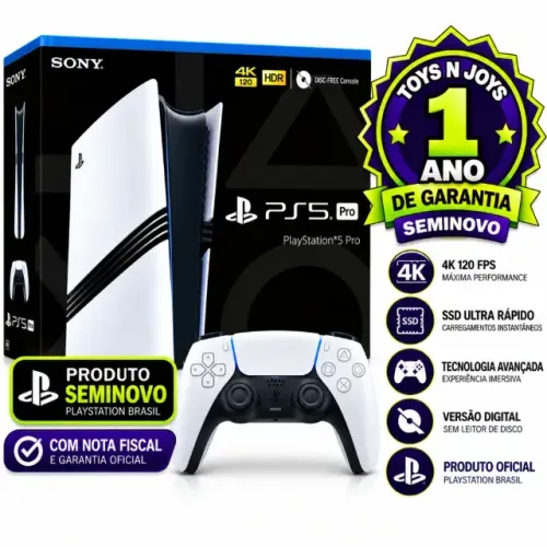 PlayStation 5 PRO 2TB + 01 Ano de Garantia + Garantia