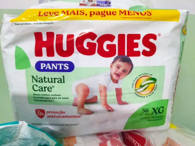 Fralda XG NATURAL CARE HUGGIES