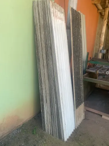 46 folhas Eternit Simples usadas