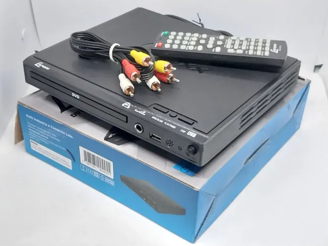 DVD Player Lenoxx DV-445B novo peça de mostruário funcionando 100%