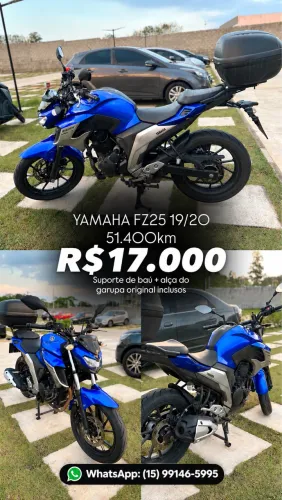 Vendo FZ25 2020 não troco!