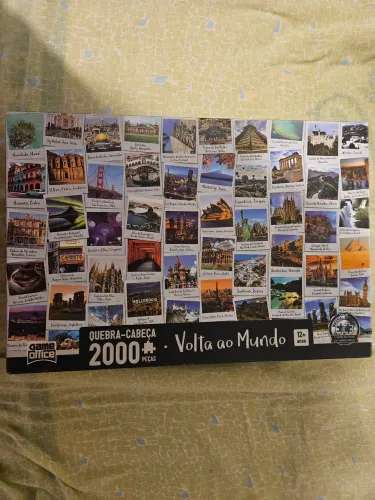 Quebra cabeça Volta ao Mundo 2000 peças
