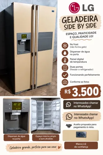 GELADEIRA LG SIDE BY SIDE