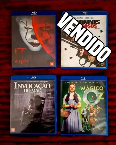 Blu-ray Filmes da Warner: It A Coisa, O Mágico de Oz, Invocação do Ma