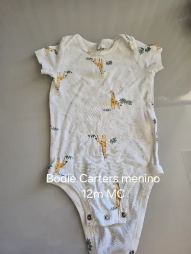 Bodie carters menino 12m manga curta