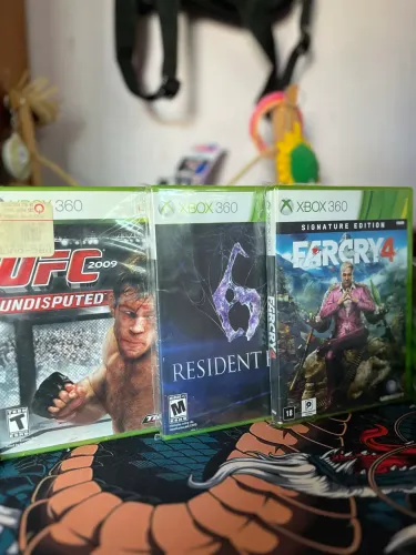 PACK XBOX 360 - FAR CRY 4, RESIDENT EVIL 6, UFC 2009 UNDISPUTED
