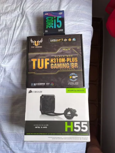 KIT i5-9400F / TUF H310M-PLUS LGA 1151 / Water Cooler H55 / SSD Kingston  1TB M.2 2280