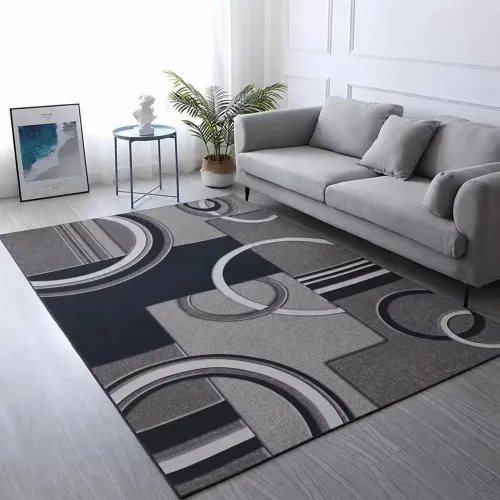 Tapete geométrico para sala