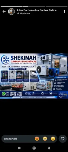 SHEKINAH CÂMARAS FRIGORÍFICAS - ASSISTÊNCIA TÉCNICA ESPECIALIZADA