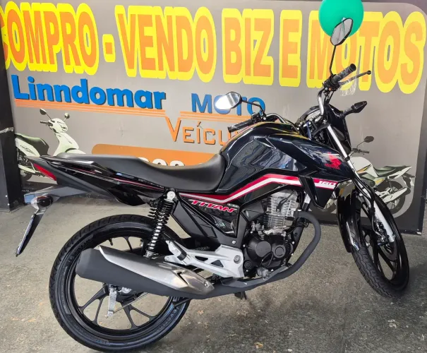 TITAN 160 FLEXONE 2021 AZUL PEROLIZADA LINDA só $16980 LINDOMAR MOTOS