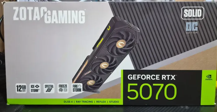 RTX 5070 12GB Lacrada, Pego Placa Inferior ou PS5.