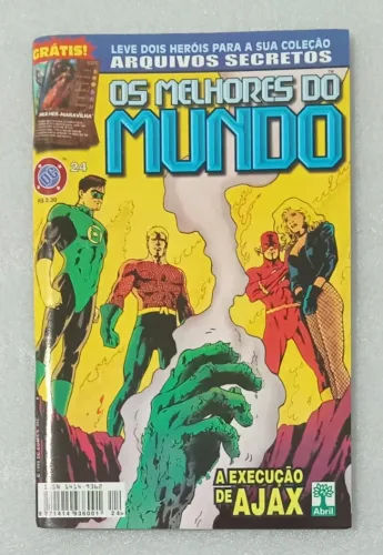 Os melhores do mundo n° 24 Abril - com os cards arquivos secretos