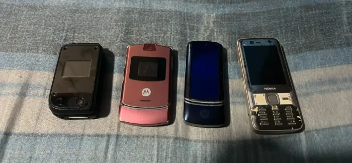 Kit de celulares antigos Nokia Motorola 