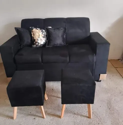 Sofá lindo sofisticado é com muita qualidade