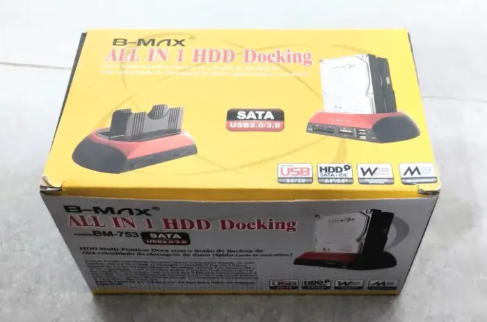 Dock Station - Estacao hd dock sata ide 2,5 3,5 bm-753 b-max