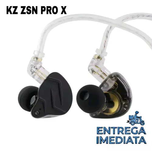 Fone KZ ZSN Pro X - Sem Microfone Som Profissional - Novo Caixa Lacrada