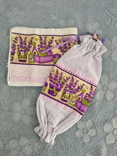 Conjunto Pano de Prato e Puxa Saco