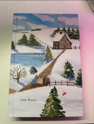 Vendo o livro Little Women, de Louisa May Alcott, em inglês