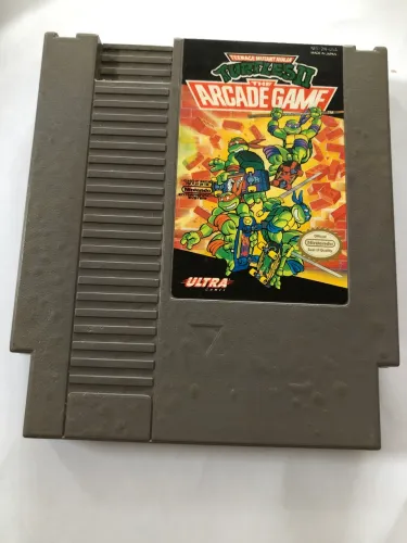 CARTUCHO TEENACE MUTANT NINJA TURTLES II THE ARCADE GAME ORIGINAL NINTENDO
