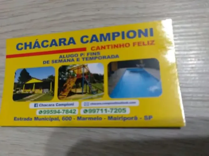 Chacara para locação